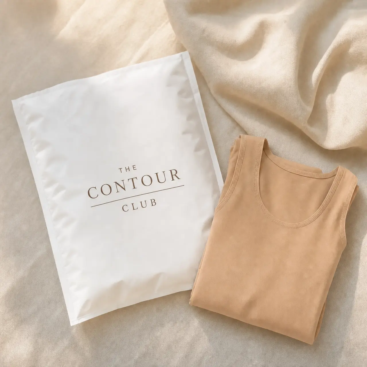A single nude shaping bodysuit from The Contour Club